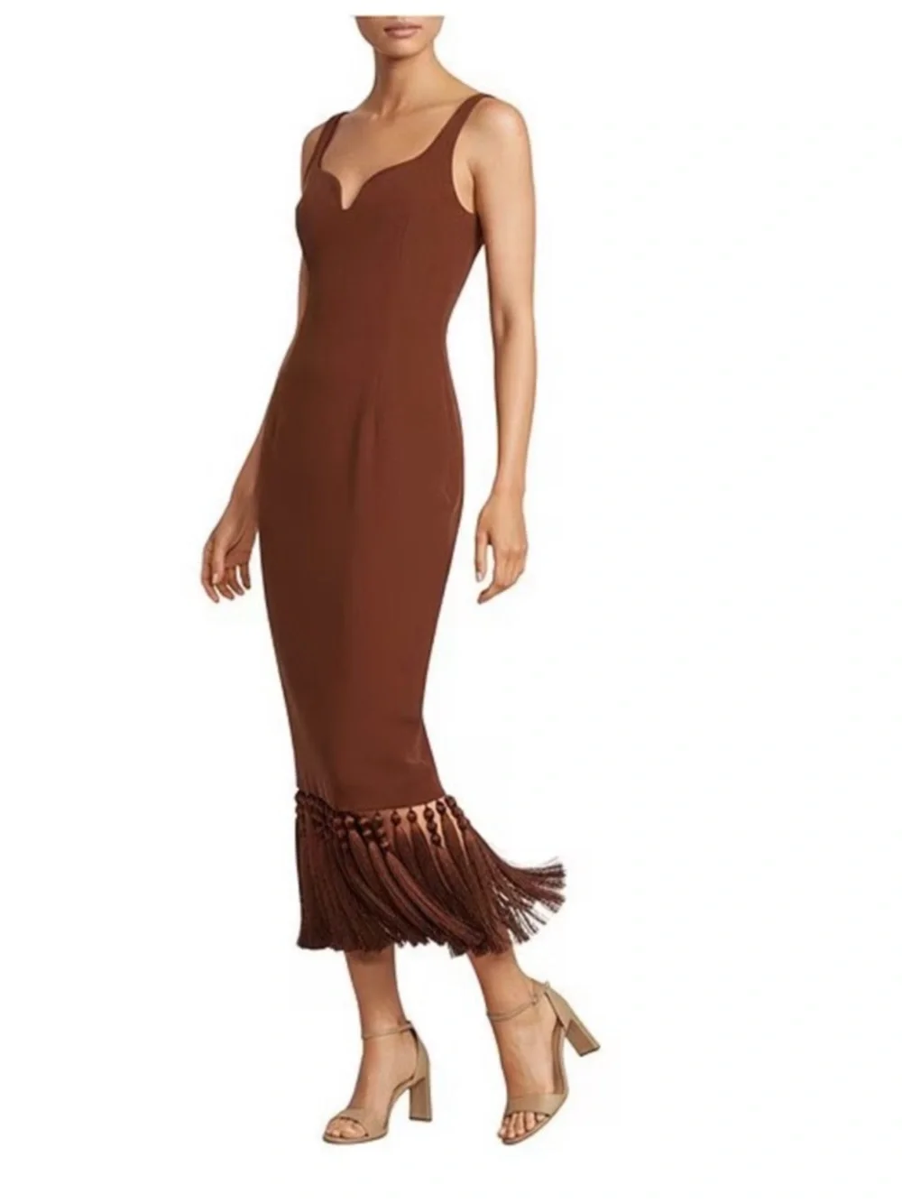 NWT Antonio Melani Vanessa
Sweetheart Sleeveless Tassel
Sheath Dress - Picture 9 of 11